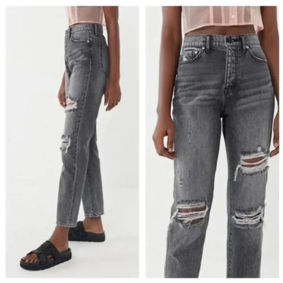 BDG Slim Straight Jeans Color Stone Wash Size 24 - Picture 1 of 15